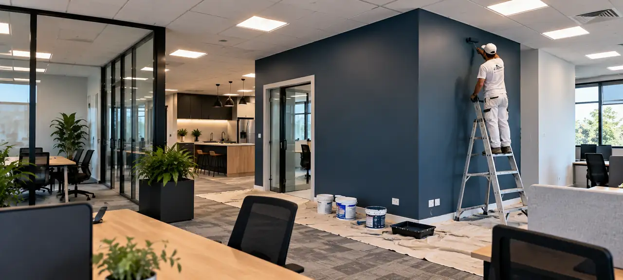 Office Fit-Out Repaint by Brightview Painting