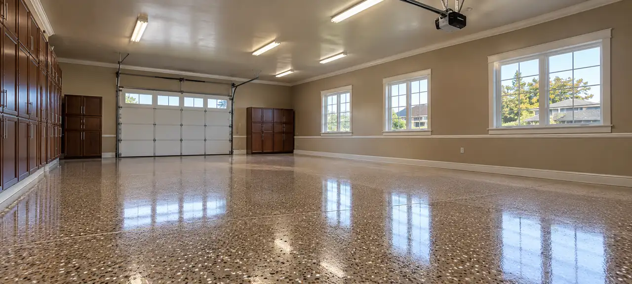 Garage Epoxy Floor by Brightview Painting
