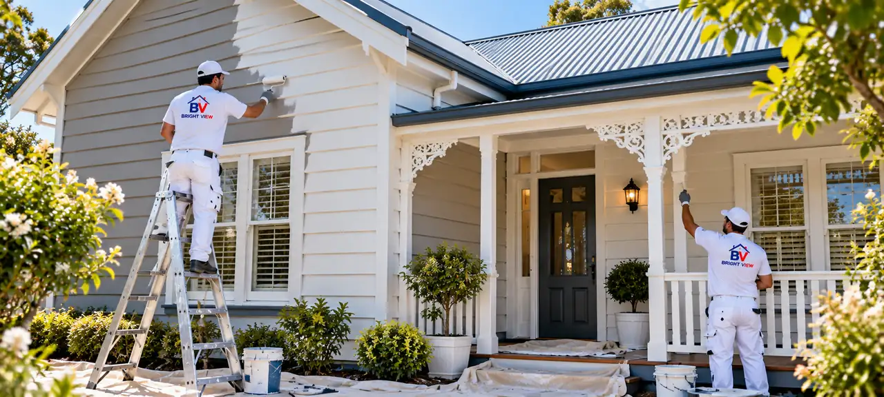 Weatherboard Cottage Restoration by Brightview Painting